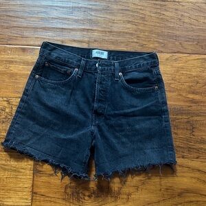 Agolde black Parker long sz 27